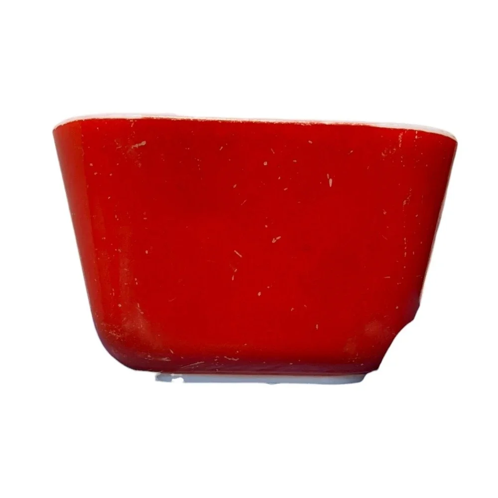 Vintage Pyrex Red Refrigerator Dish 501 1-1/2 Cup Oven‎ Ware Made in USA MCM